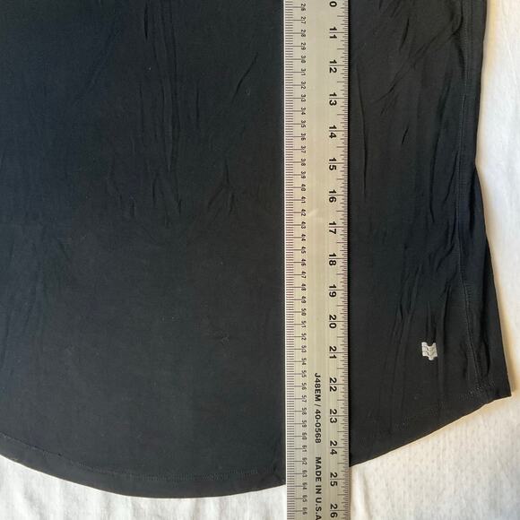 Ododos Women’s Sleeveless Tank Top size M, Solid Black, Soft & Stretchy - Picture 4 of 7